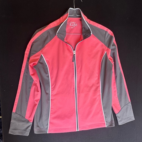 Natural Life Red and Gray Jacket - Picture 2 of 8